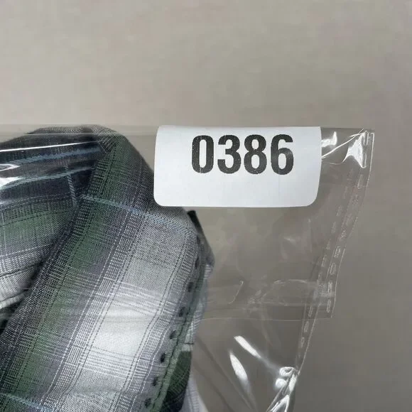 Wrangler Shirt Mens XL Pearl Snap Western Cowboy Rockabilly Plaid Green Rodeo - Picture 10 of 10